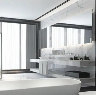 Panouri decorative Carrara Marmor WP-805 — 965 × 2800 × 3 mm de la Laminat Decor
