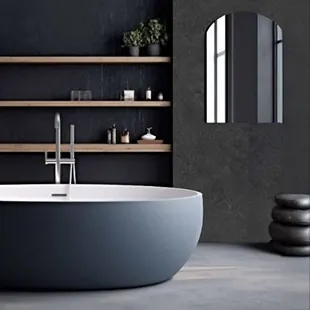 Panouri decorative Concrete Dark Grey WP-804 — 965 × 2800 × 3 mm de la Laminat Decor